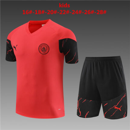 Kids Manchester City 2023/24 Training Jersey+Short 14001