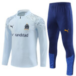 Mens Olympique Marseille 2023/24 Half-Zip Sweater+Pant 14001 - Image 5