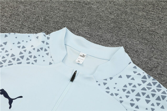 Mens Olympique Marseille 2023/24 Half-Zip Sweater+Pant 14001 - Image 4