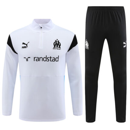 Mens Olympique Marseille 2023/24 Half-Zip Sweater+Pant 14001