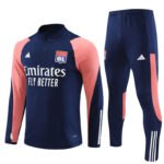 Mens Olympique Lyonnais 2023/24 Half-Zip Sweater+Pant 14001 - Image 5