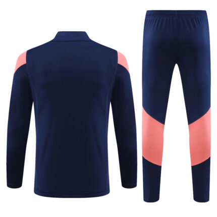 Mens Olympique Lyonnais 2023/24 Half-Zip Sweater+Pant 14001 – view 2
