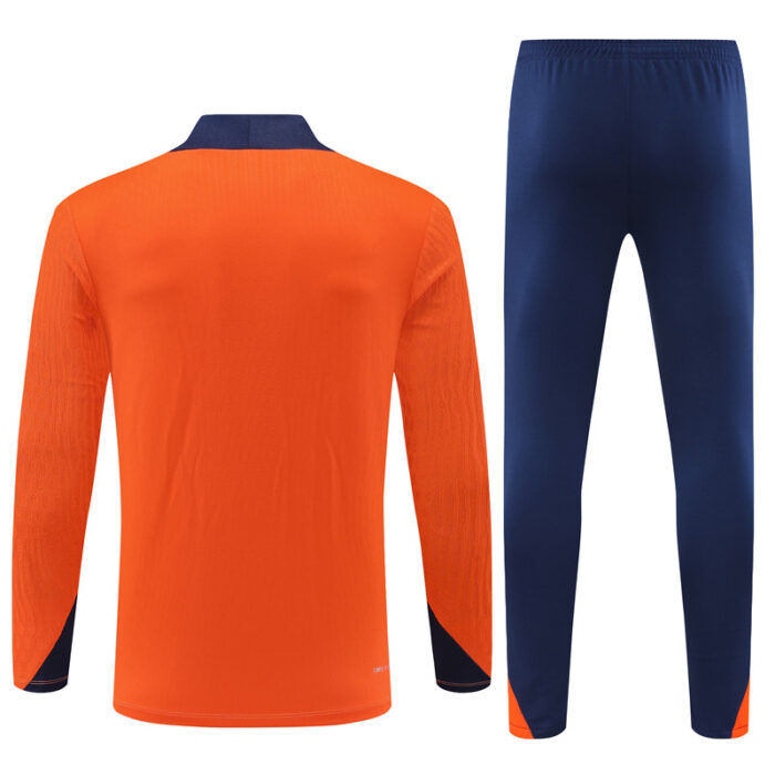 Mens Netherlands 2024/25 Half-Zip Sweater+Pant 14001 - Image 2