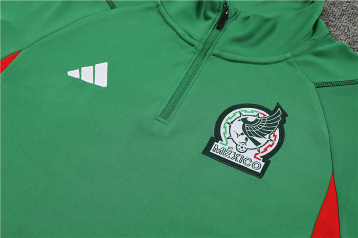 Mens Mexico 2023/24 Half-Zip Sweater+Pant 14001 - Image 4