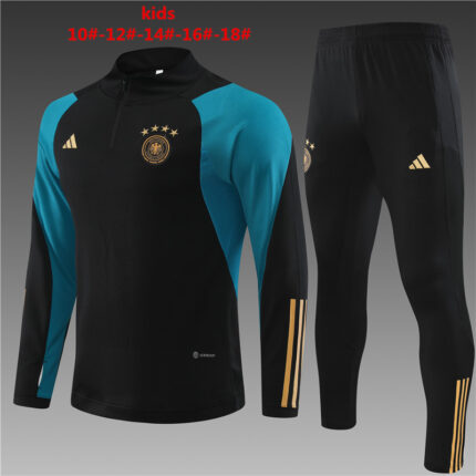 Kids Germany 2023/24 Half-Zip Sweater+Pant 14001