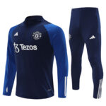 Mens Manchester United 2023/24 Half-Zip Sweater+Pant 14001 - Image 5