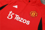 Mens Manchester United 2023/24 Half-Zip Sweater+Pant 14001 - Image 3