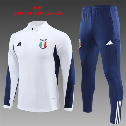 Kids Italy 2023/24 Half-Zip Sweater+Pant 14001
