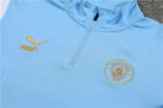 Mens Manchester City 2023/24 Half-Zip Sweater+Pant 14001 - Image 3