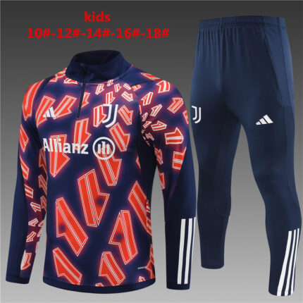 Kids Juventus 2023/24 Half-Zip Sweater+Pant 14001