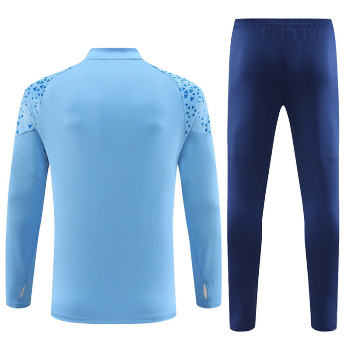 Mens Manchester City 2023/24 Half-Zip Sweater+Pant 14001 - Image 2