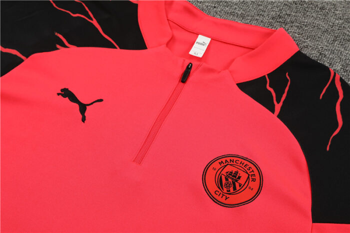 Mens Manchester City 2023/24 Half-Zip Sweater+Pant 14001 - Image 5