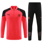 Mens Manchester City 2023/24 Half-Zip Sweater+Pant 14001