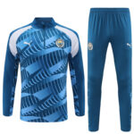 Mens Manchester City 2023/24 Half-Zip Sweater+Pant 14001