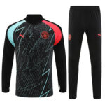 Mens Manchester City 2023/24 Half-Zip Sweater+Pant 14001 - Image 4