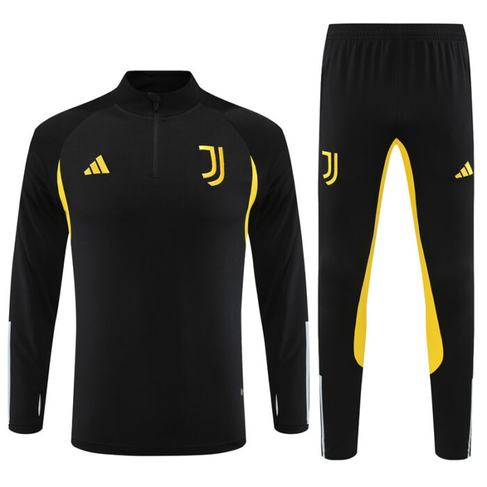 Mens Juventus 2023/24 Half-Zip Sweater+Pant 14001 - Image 4