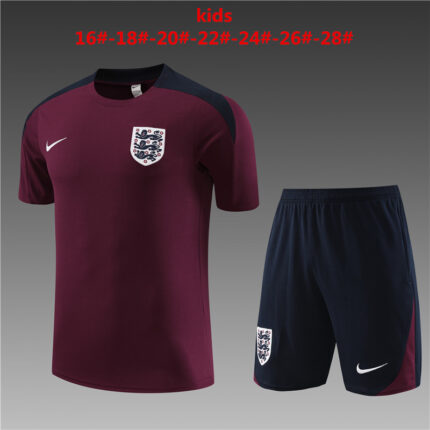 Kids England 2024/25 Training Jersey+Short 14001