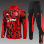 Kids Manchester United 2023/24 Half-Zip Sweater+Pant 14001