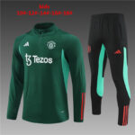 Kids Manchester United 2023/24 Half-Zip Sweater+Pant 14001