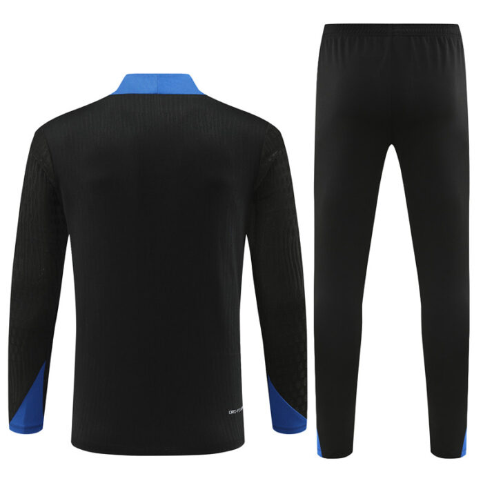 Mens Inter Milan 2024/25 Half-Zip Sweater+Pant 14001 - Image 2