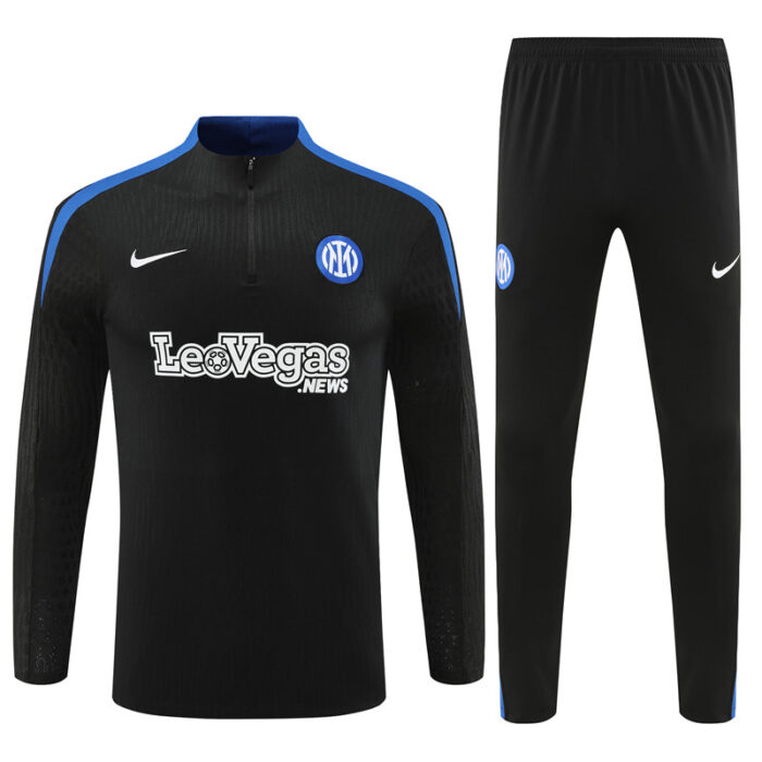 Mens Inter Milan 2024/25 Half-Zip Sweater+Pant 14001 - Image 4