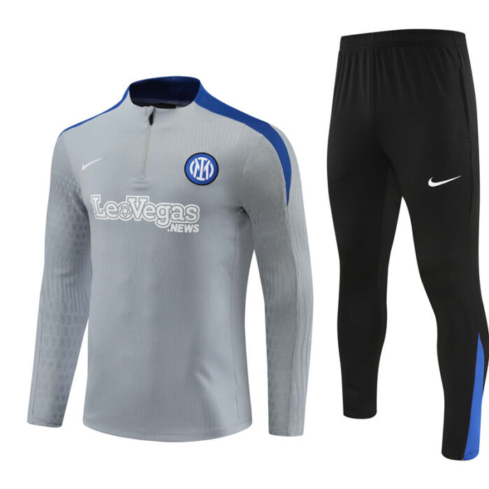 Mens Inter Milan 2024/25 Half-Zip Sweater+Pant 14001 - Image 5