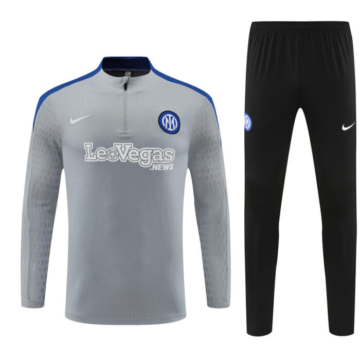 Mens Inter Milan 2024/25 Half-Zip Sweater+Pant 14001 - Image 4