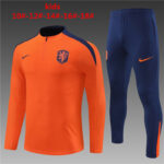Kids Netherlands 2023/24 Half-Zip Sweater+Pant 14001