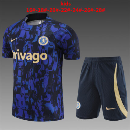 Kids Chelsea 2024/25 Training Jersey+Short 14001