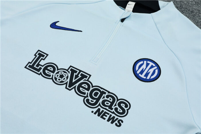Mens Inter Milan 2023/24 Half-Zip Sweater+Pant 14001 - Image 5