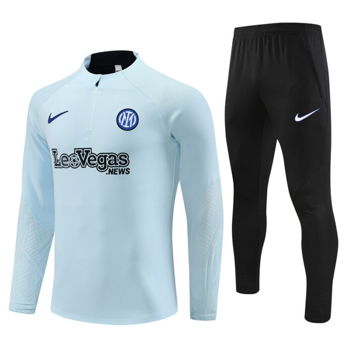 Mens Inter Milan 2023/24 Half-Zip Sweater+Pant 14001 - Image 4