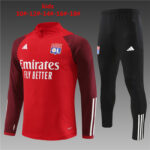 Kids Olympique Lyonnais 2023/24 Half-Zip Sweater+Pant 14001