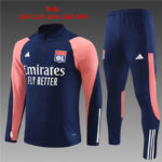 Kids Olympique Lyonnais 2023/24 Half-Zip Sweater+Pant 14001