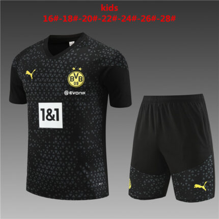 Kids Borussia Dortmund 2023/24 Training Jersey+Short 14001