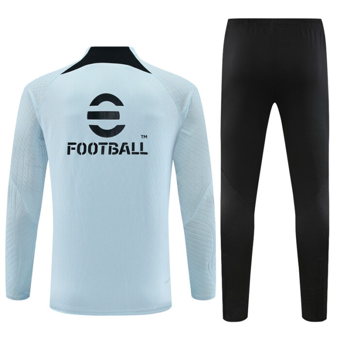 Mens Inter Milan 2023/24 Half-Zip Sweater+Pant 14001 - Image 2