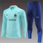 Kids Olympique Marseille 2023/24 Half-Zip Sweater+Pant 14001