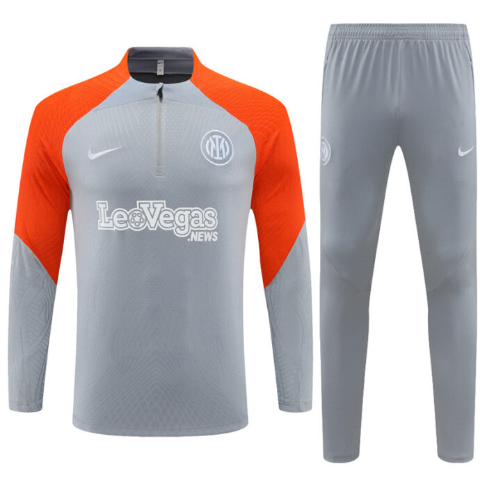 Mens Inter Milan 2023/24 Half-Zip Sweater+Pant 14001 - Image 5