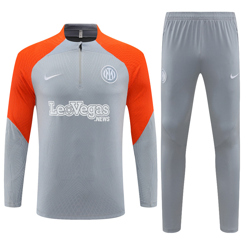 Mens Inter Milan 2023/24 Half-Zip Sweater+Pant 14001 - Image 1