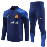 Kids Olympique Marseille 2023/24 Half-Zip Sweater+Pant 14001 - Image 2