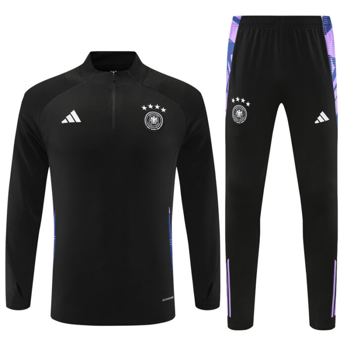 Mens Germany 2024/25 Half-Zip Sweater+Pant 14001 - Image 5