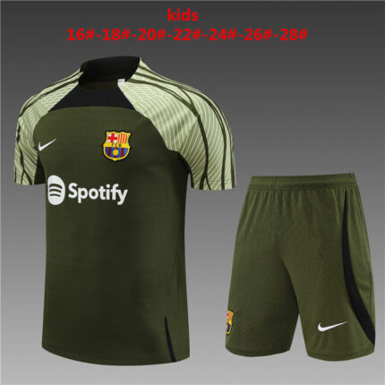 Kids Barcelona 2024/25 Training Jersey+Short 14001