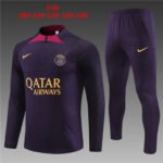 Kids Paris Saint-Germain 2023/24 Half-Zip Sweater+Pant 14001