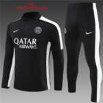 Kids Paris Saint-Germain 2023/24 Half-Zip Sweater+Pant 14001