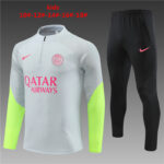 Kids Paris Saint-Germain 2023/24 Half-Zip Sweater+Pant 14001