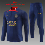 Kids Paris Saint-Germain 2023/24 Half-Zip Sweater+Pant 14001