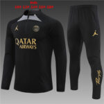 Kids Paris Saint-Germain 2023/24 Half-Zip Sweater+Pant 14001
