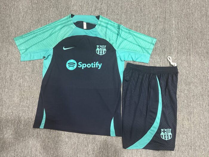 Kids Barcelona 2023/24 Training Jersey+Short 14001 - Image 2