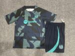 Kids Barcelona 2023/24 Training Jersey+Short 14001 - Image 2