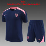 Kids Atletico Madrid 2024/25 Training Jersey+Short 14001
