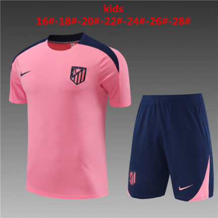 Kids Atletico Madrid 2024/25 Training Jersey+Short 14001